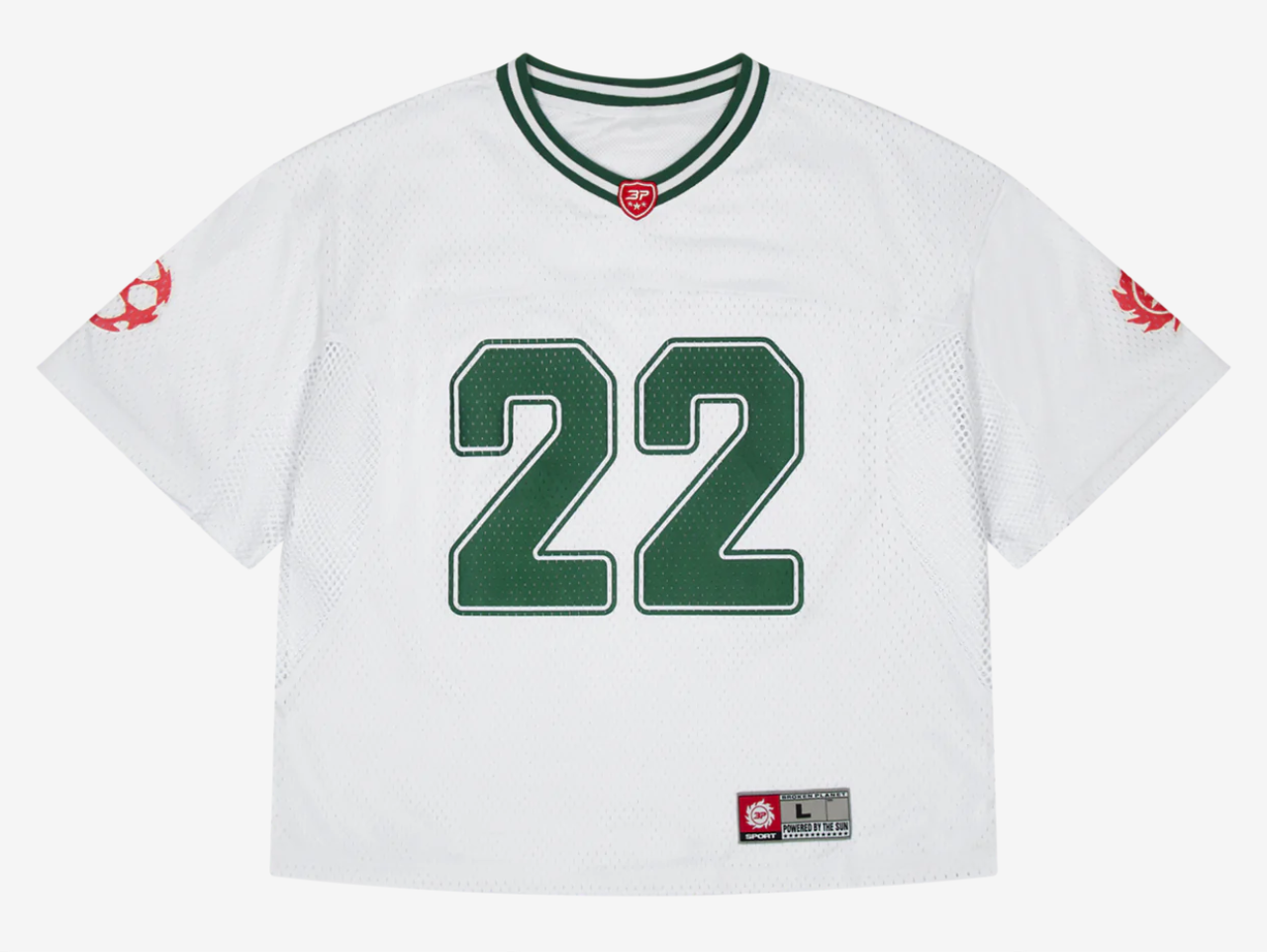Broken Planet Mesh Jersey White Green – Hyped Economy