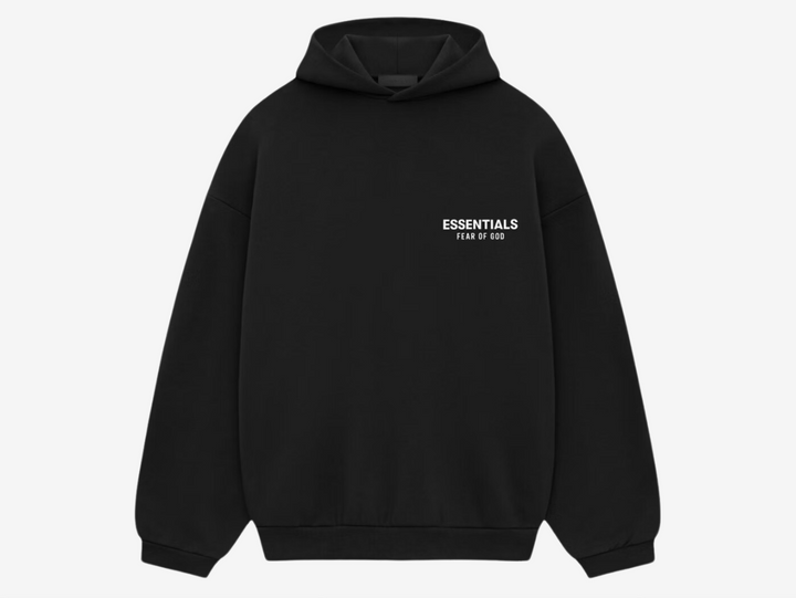 Casual hoodie made from a comfortable 80% cotton and 20% polyester blend. Features a relaxed fit with a pull-on design, dropped shoulders, and long sleeves. Includes an embroidered logo on the chest and back, a rubberized logo patch at the back of the hood, two side slip pockets, and ribbed trims for a polished finish.