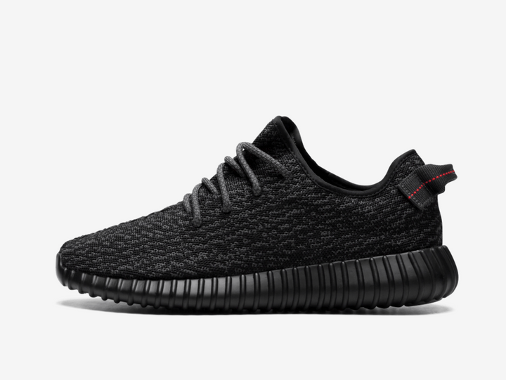 Classic and comfortable Yeezy shoes with an all black colourway.