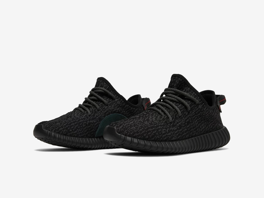 Classic and comfortable Yeezy shoes with an all black colourway.