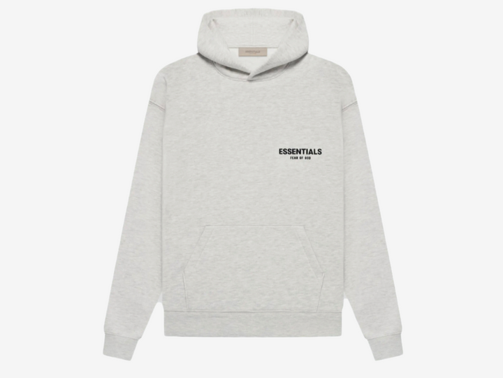 Classic Fear of God Hoodie in a grey colour scheme.