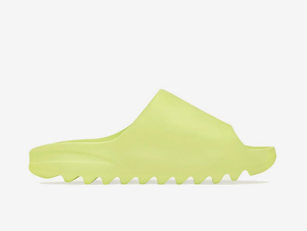 Exclusive Yeezy shoes with a unique colour scheme.