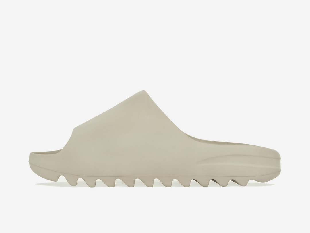 Exclusive Yeezy shoes with a unique colour scheme.