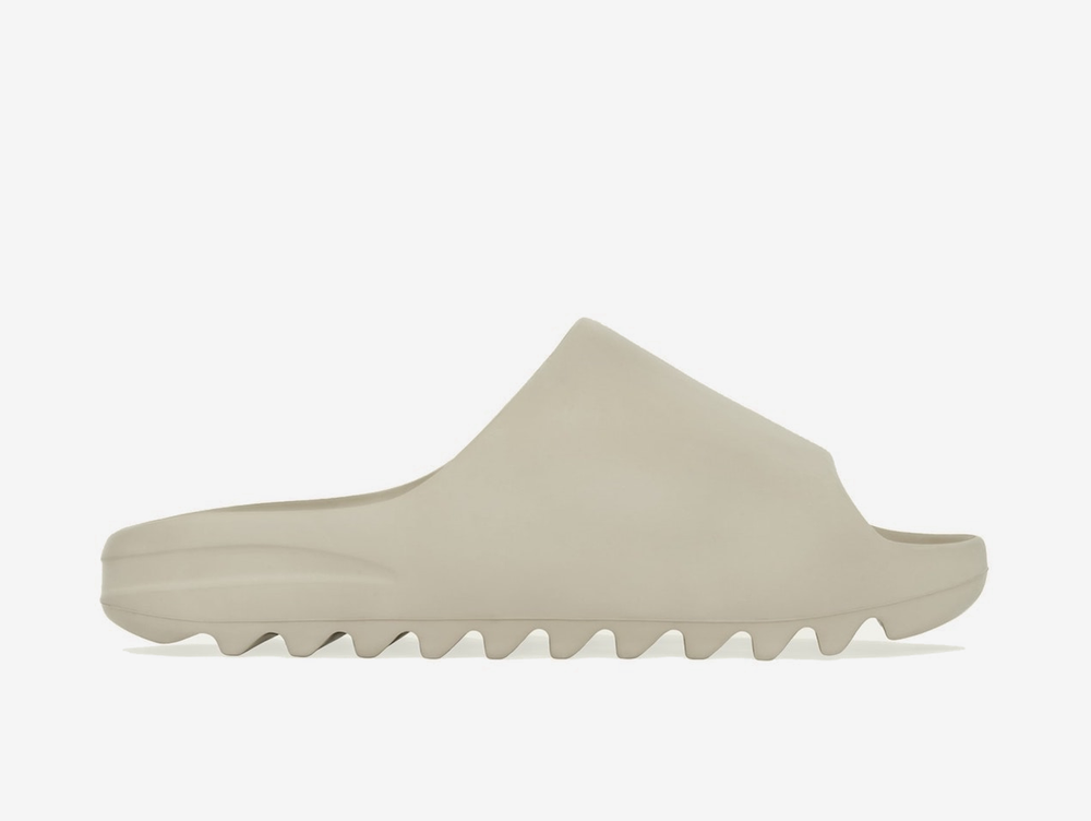 Exclusive Yeezy shoes with a unique colour scheme.