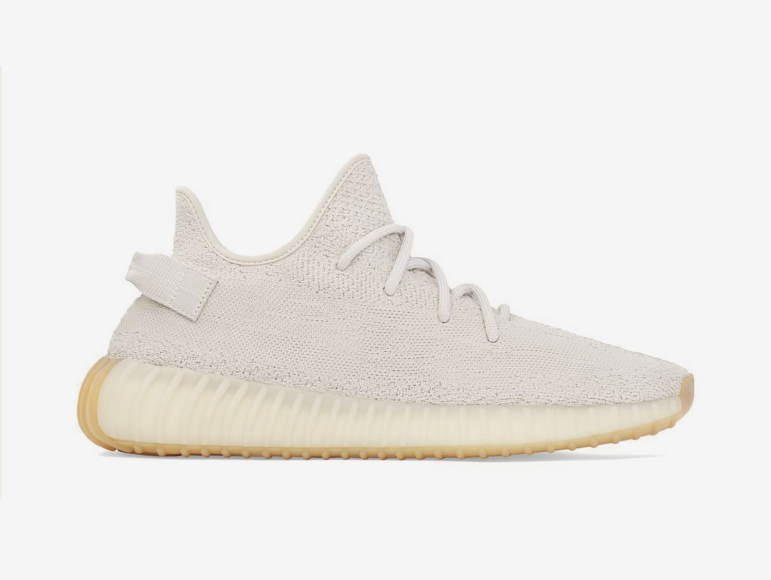 Timeless Yeezy sneakers in a classic brown colour scheme.