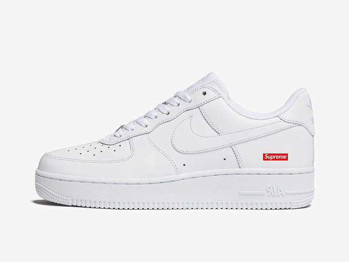 Classic Nike shoes with a white and red colourway.