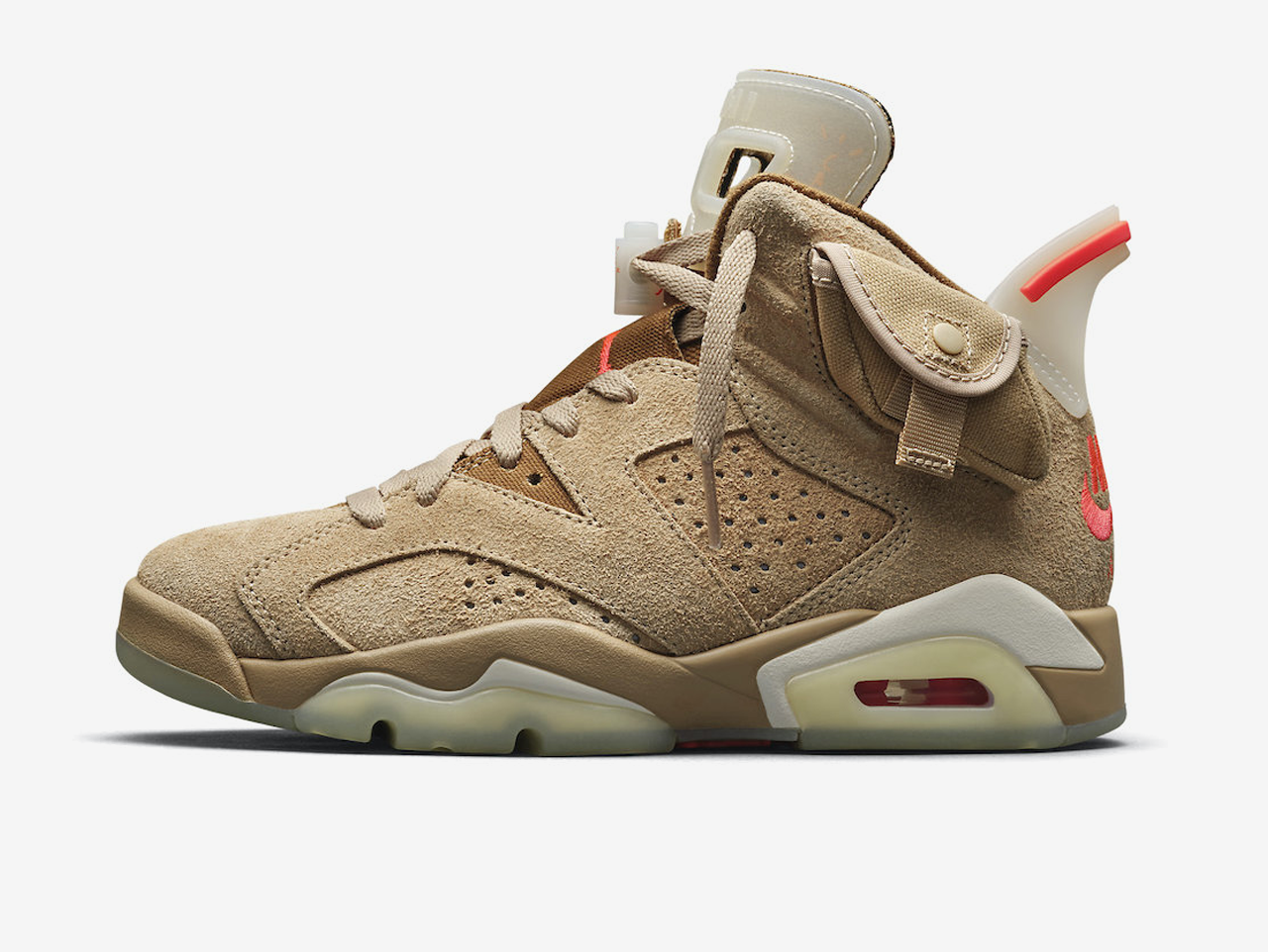 NIKE AIR JORDAN6 travis scott 27.0cm