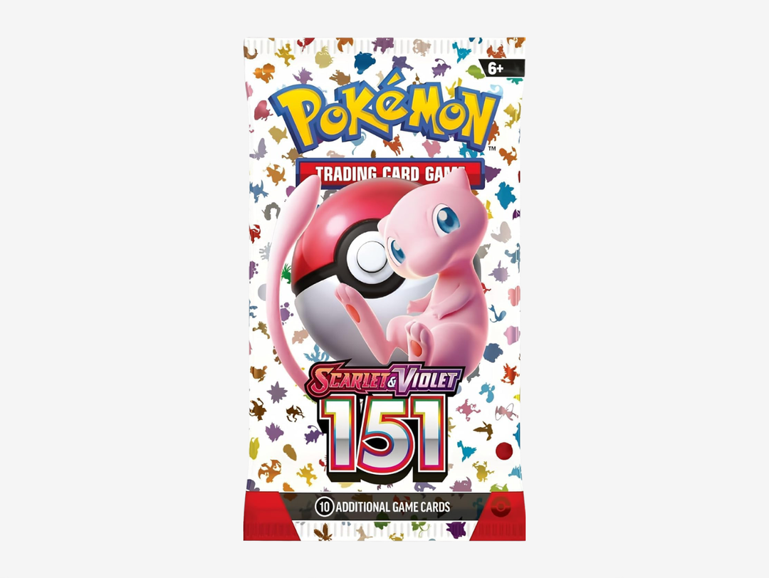 The Pokémon TCG: Scarlet & Violet — 151 Booster Pack returns to Kanto with an expansion dedicated to the original 151 Pokémon. Featuring familiar favourites such as Venusaur ex, Charizard ex and Blastoise ex alongside distinctive illustration cards, it’s an ideal pack for both longtime Pokémon fans and collectors.