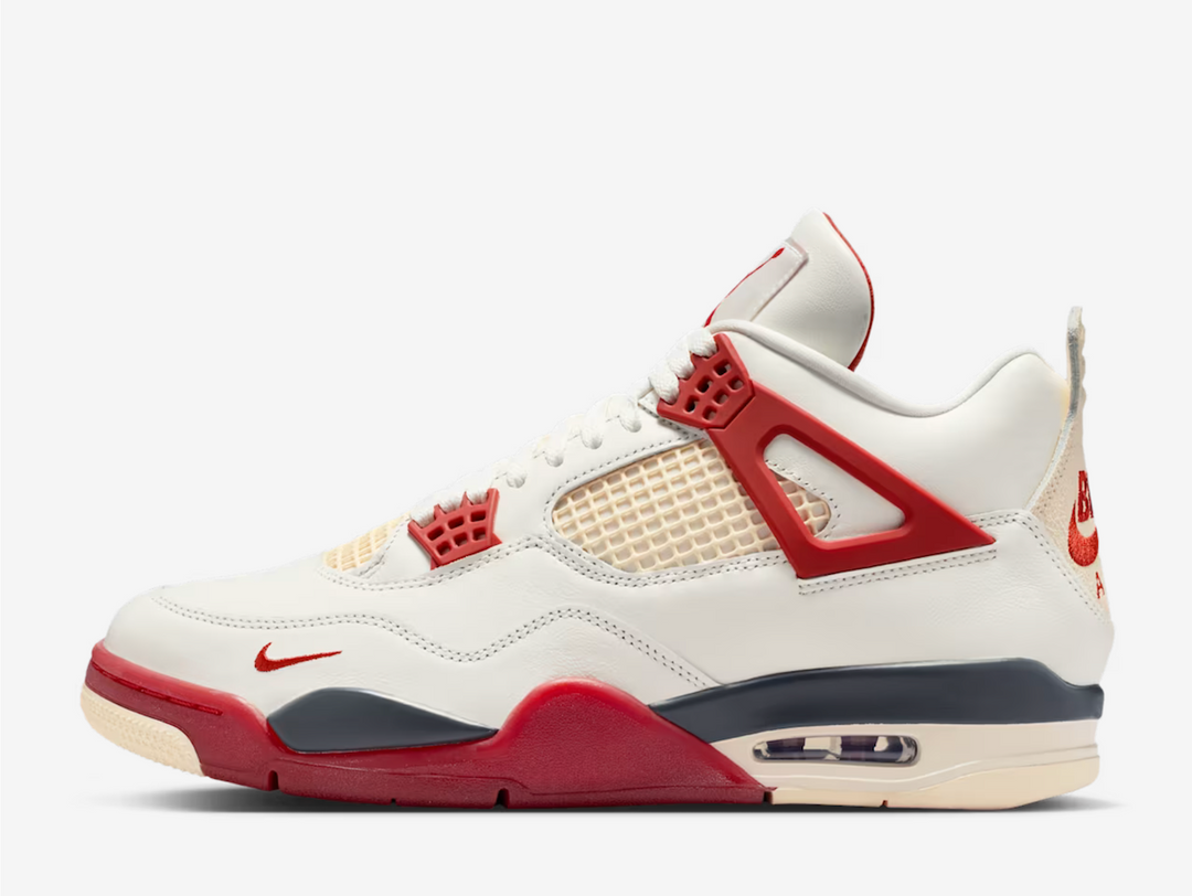 Building off his last collection, Nigel Sylvester's 'Brick After Brick' line represents the next evolution of not only reaching, but sustaining your dreams. Nigel's unrivalled drive and discipline are embedded into each style so you can take your dreams to the next level—just like him. For the AJ4, it's seen in the premium leather and details like floating eyestays and mesh-inspired accents that keep these kicks just as fresh as they were in '89.