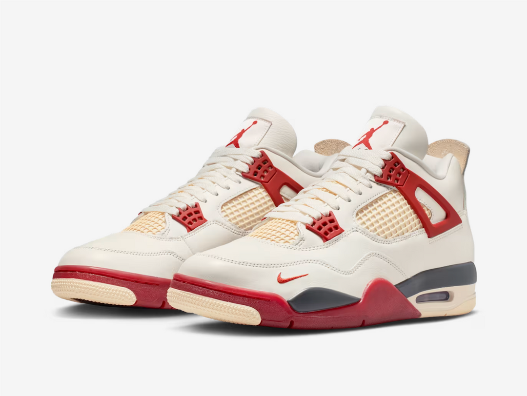 Building off his last collection, Nigel Sylvester's 'Brick After Brick' line represents the next evolution of not only reaching, but sustaining your dreams. Nigel's unrivalled drive and discipline are embedded into each style so you can take your dreams to the next level—just like him. For the AJ4, it's seen in the premium leather and details like floating eyestays and mesh-inspired accents that keep these kicks just as fresh as they were in '89.