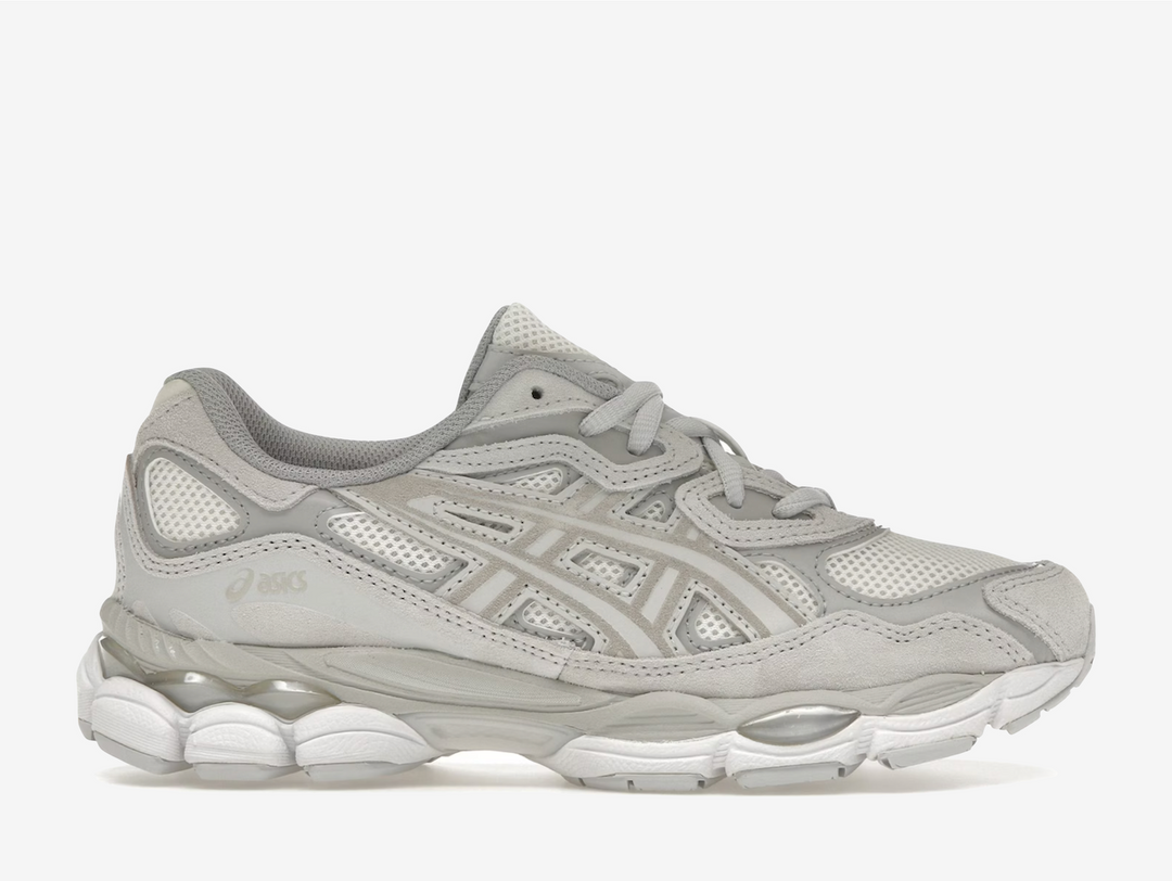This retro-inspired lifestyle shoe flaunts a cream mesh upper with grey suede and synthetic overlays reminiscent of early 2000s runners. ASICS Tiger Stripes bolster the side panels, complementing the brand logos on the tongue, rear, and sockliner. Pushing its heritage design further, the midsole incorporates the GEL-Cumulus 16 tooling, featuring a lightweight foam midsole with GEL inserts in the forefoot and heel. The durable rubber sole delivers consistent traction to keep up with everyday adventures.