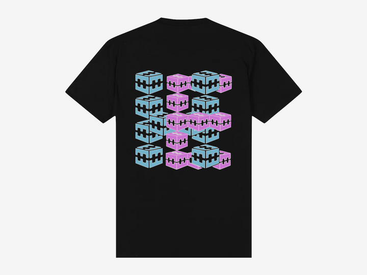 Hyped Economy Cube Logo T-Shirt Black