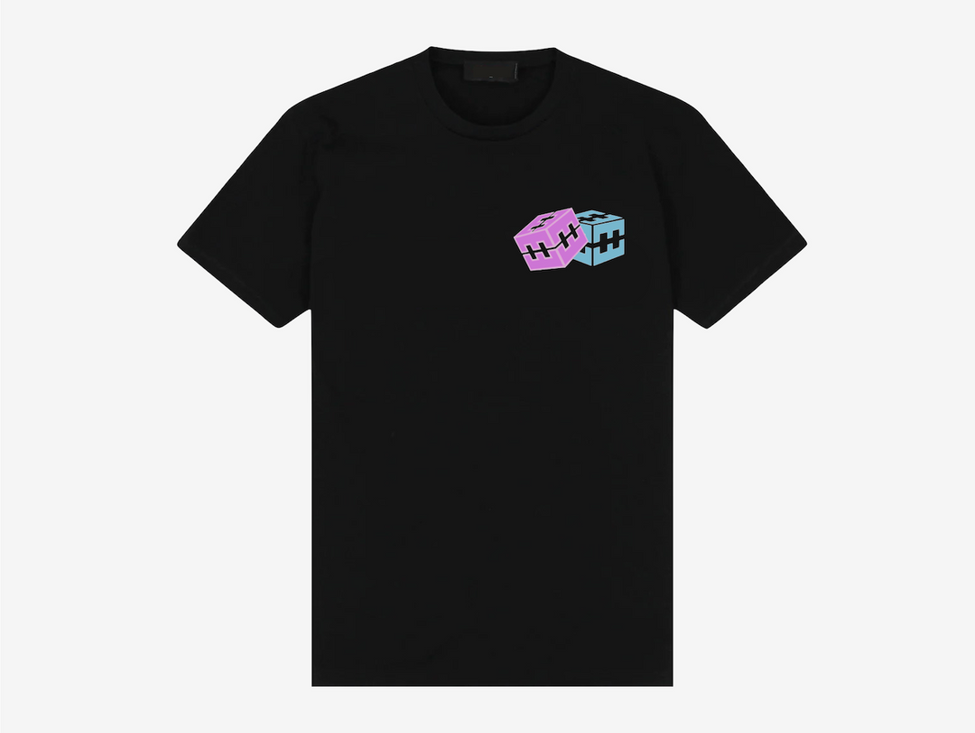 Hyped Economy Cube Logo T-Shirt Black