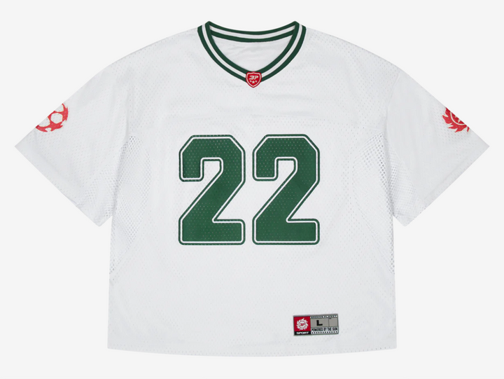 Broken Planet Football Jersey White Green