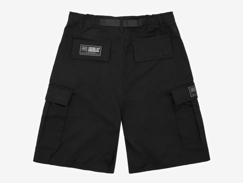 These shorts are made from durable ripstop cotton fabric, designed to withstand daily wear while maintaining comfort. Featuring a straight leg fit that sits just above the knee, they deliver a versatile silhouette with a functional edge. An integrated adjustable belt ensures a secure, customizable fit, while the screen-printed Alcatraz logo on the crotch adds a bold signature detail. Built for style and utility in equal measure.