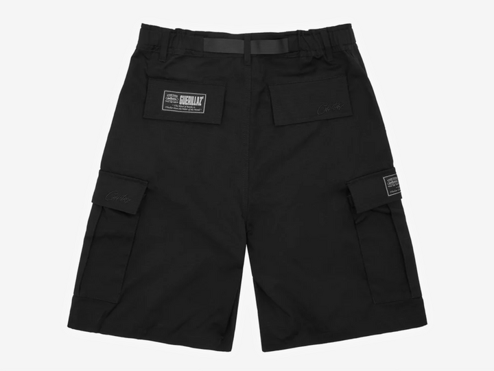 These shorts are made from durable ripstop cotton fabric, designed to withstand daily wear while maintaining comfort. Featuring a straight leg fit that sits just above the knee, they deliver a versatile silhouette with a functional edge. An integrated adjustable belt ensures a secure, customizable fit, while the screen-printed Alcatraz logo on the crotch adds a bold signature detail. Built for style and utility in equal measure.