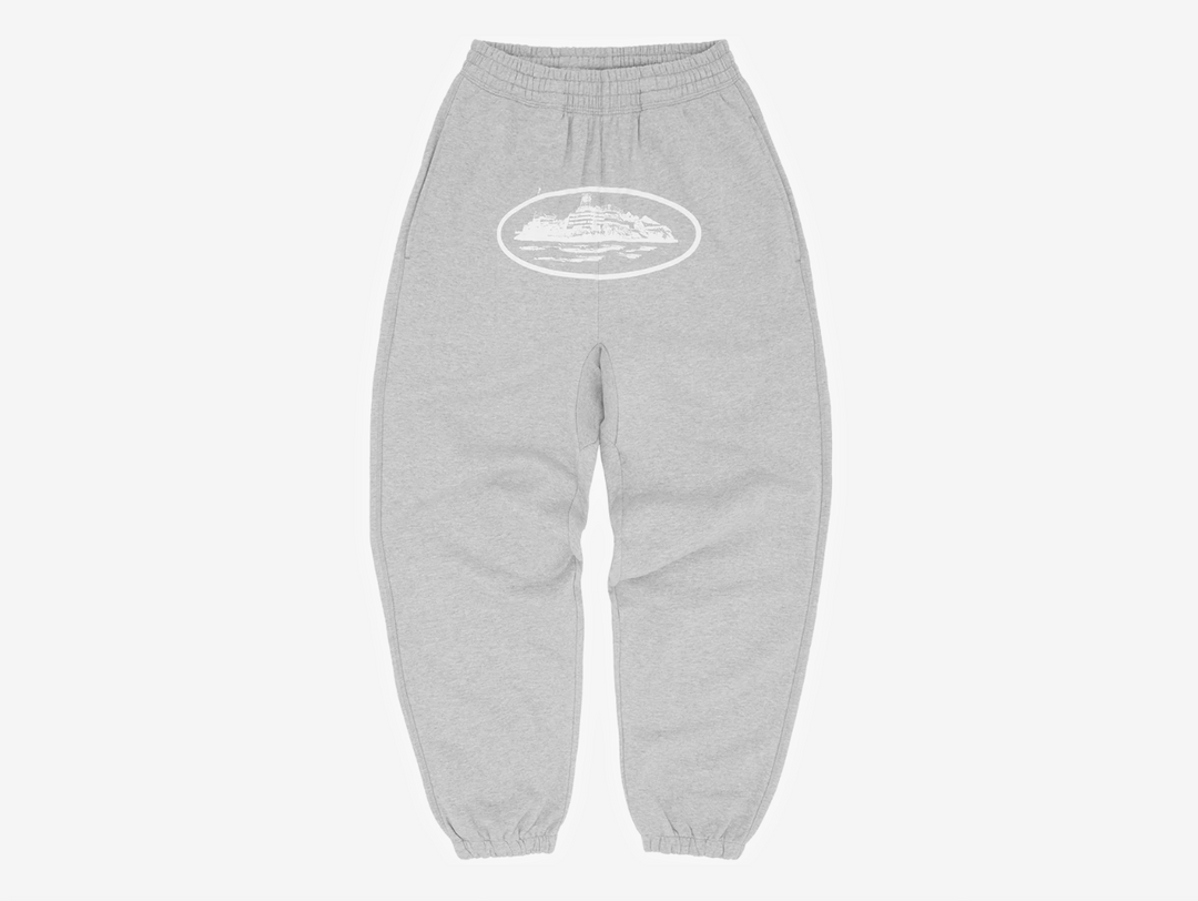 Corteiz Alcatraz Sweatpants Heather Grey