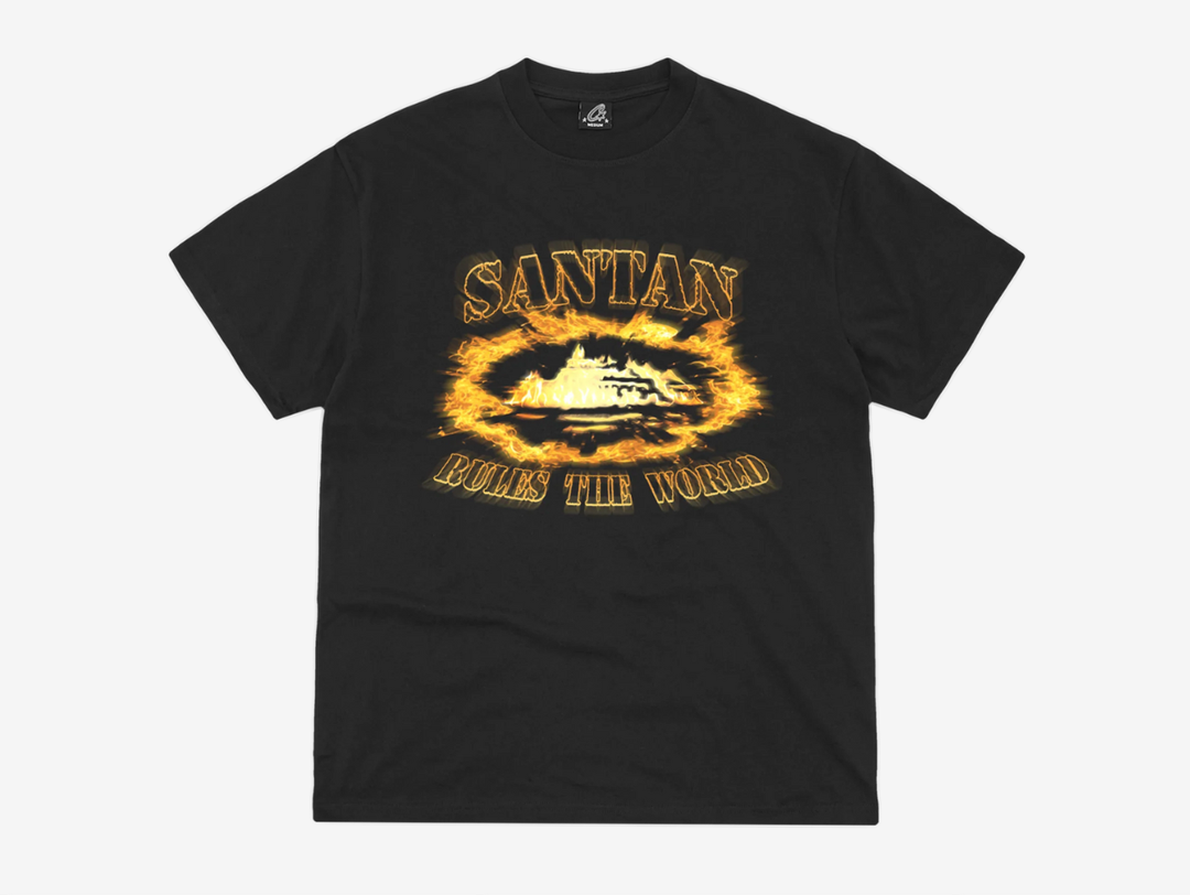 This T-shirt is made from 100% cotton and features screen printing on the front, using a Corteiz cut-and-sewn blank with a true-to-size fit.