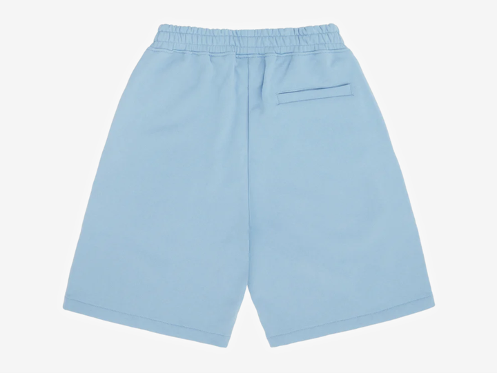 The Corteiz Island Puff Print Sweatshort in Baby Blue combines Corteiz’s signature streetwear aesthetic with a soft pastel colourway and raised puff print branding. Made from heavyweight cotton-rich fleece with a brushed interior, the shorts provide a comfortable yet structured fit suitable for everyday wear. Designed with an elasticated waistband, adjustable drawcord, and functional side pockets. Constructed from a premium cotton and polyester blend with an approximate 440 GSM heavyweight fabric weight.