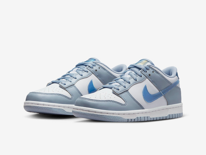 Exclusive Nike Dunk shoes with a unique blue colour scheme.