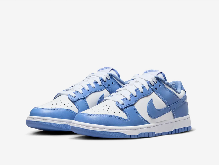 Exclusive Nike Dunk Low sneakers in a blue and white  colourway.