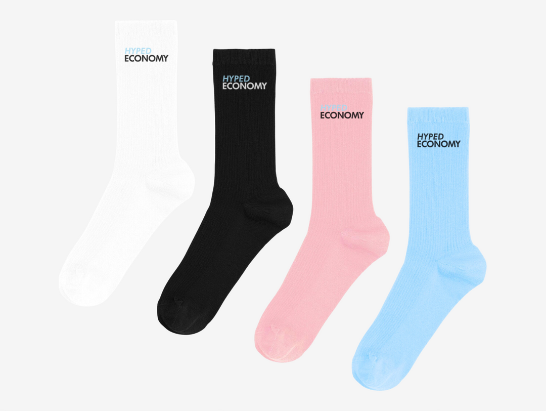 Hyped Economy Crew Socks