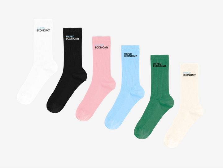 Hyped Economy Crew Socks