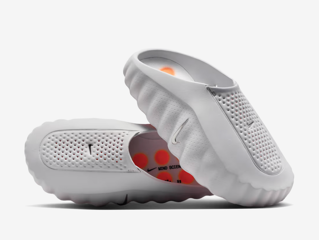 The Nike Mind is designed to enhance focus and awareness before the game, using 22 responsive outsole nodes to deliver sensory feedback with every step. Developed by Nike’s Mind Science Department, it combines innovative mental-performance design with soft foam cushioning, a flexible footbed, durable rubber traction, and a breathable knitted tongue for all-day comfort and control.