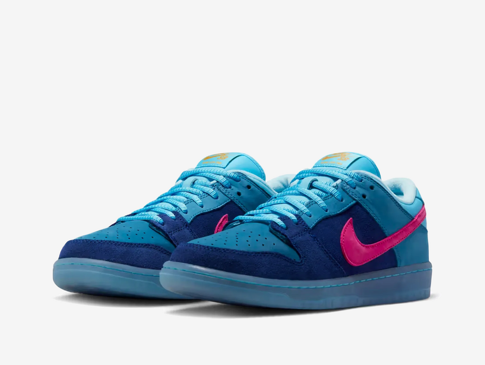Exclusive Nike Dunk shoes with a unique colour scheme.