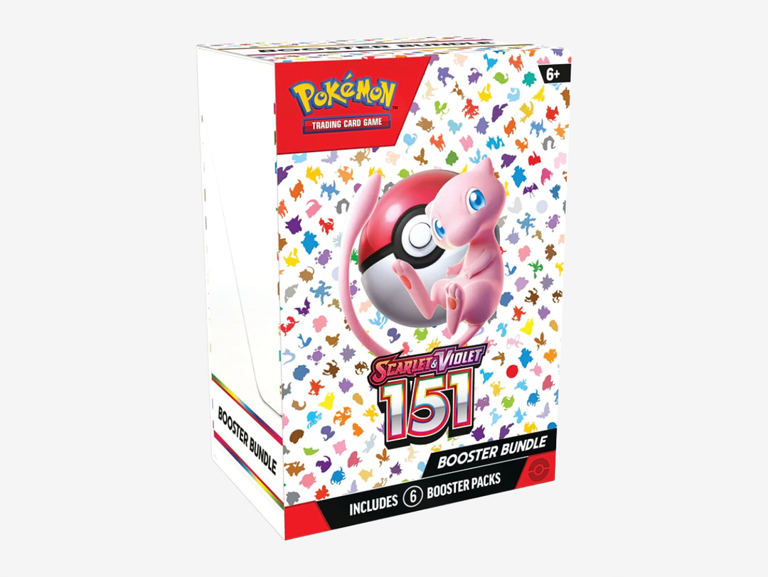 The Pokémon TCG: Scarlet &amp; Violet 151 6-Pack Booster Bundle is perfect for Trainers and collectors looking to expand their collection with the iconic original Pokémon lineup. Featuring six booster packs from the 151 expansion, it offers chances to pull rare cards, nostalgic favourites, and powerful additions for your deck. A great choice for both collectors and players looking to chase classic Pokémon and strong pulls.