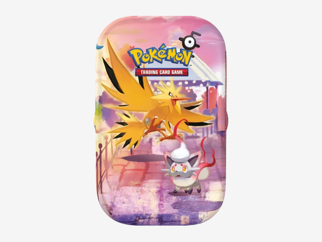 The Pokémon TCG: 30th Anniversary Mini Tin is a compact collectible release celebrating 30 years of Pokémon. Each tin includes two booster packs, offering the chance to discover standout cards from the special anniversary set.