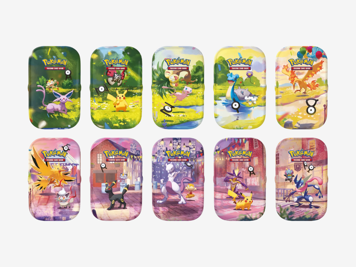 The Pokémon TCG: 30th Anniversary Mini Tin is a compact collectible release celebrating 30 years of Pokémon. Each tin includes two booster packs, offering the chance to discover standout cards from the special anniversary set.