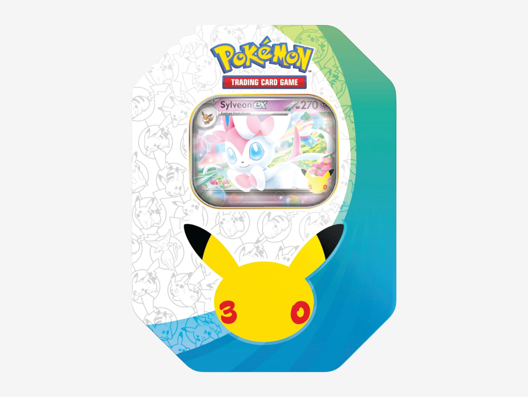 Pokemon TCG 30th Anniversary Sylveon EX Tin