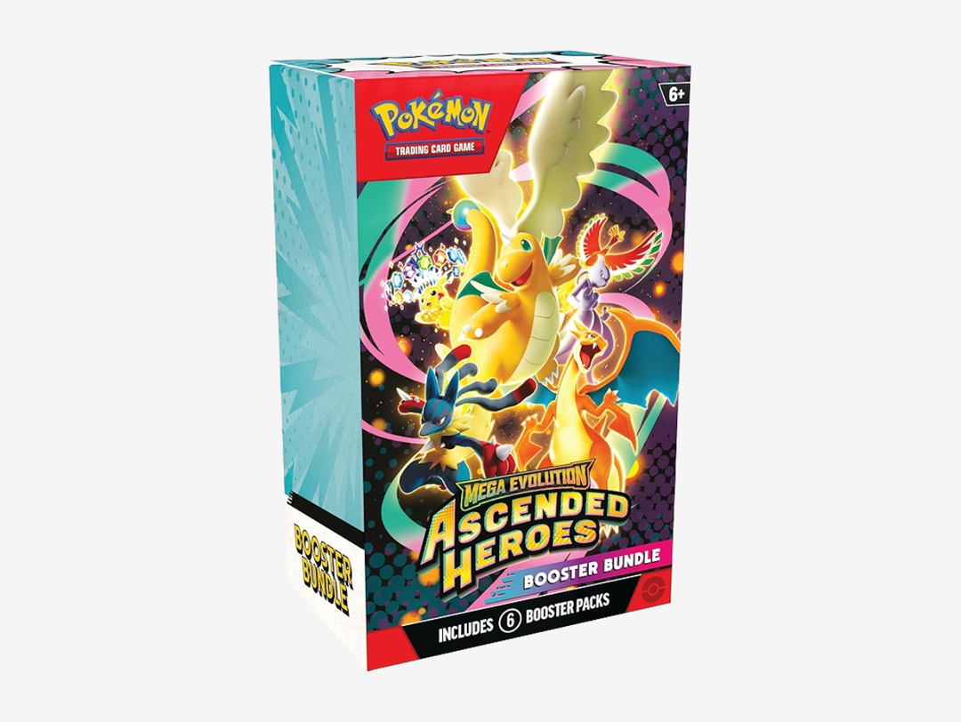 The Pokémon TCG: Mega Evolution Ascended Heroes 6-Pack Booster Bundle is perfect for Trainers and collectors looking to expand their collection with the iconic original Pokémon lineup. Featuring six booster packs from the Ascended Heroes expansion, it offers chances to pull rare cards, nostalgic favourites, and powerful additions for your deck. A great choice for both collectors and players looking to chase classic Pokémon and strong pulls.