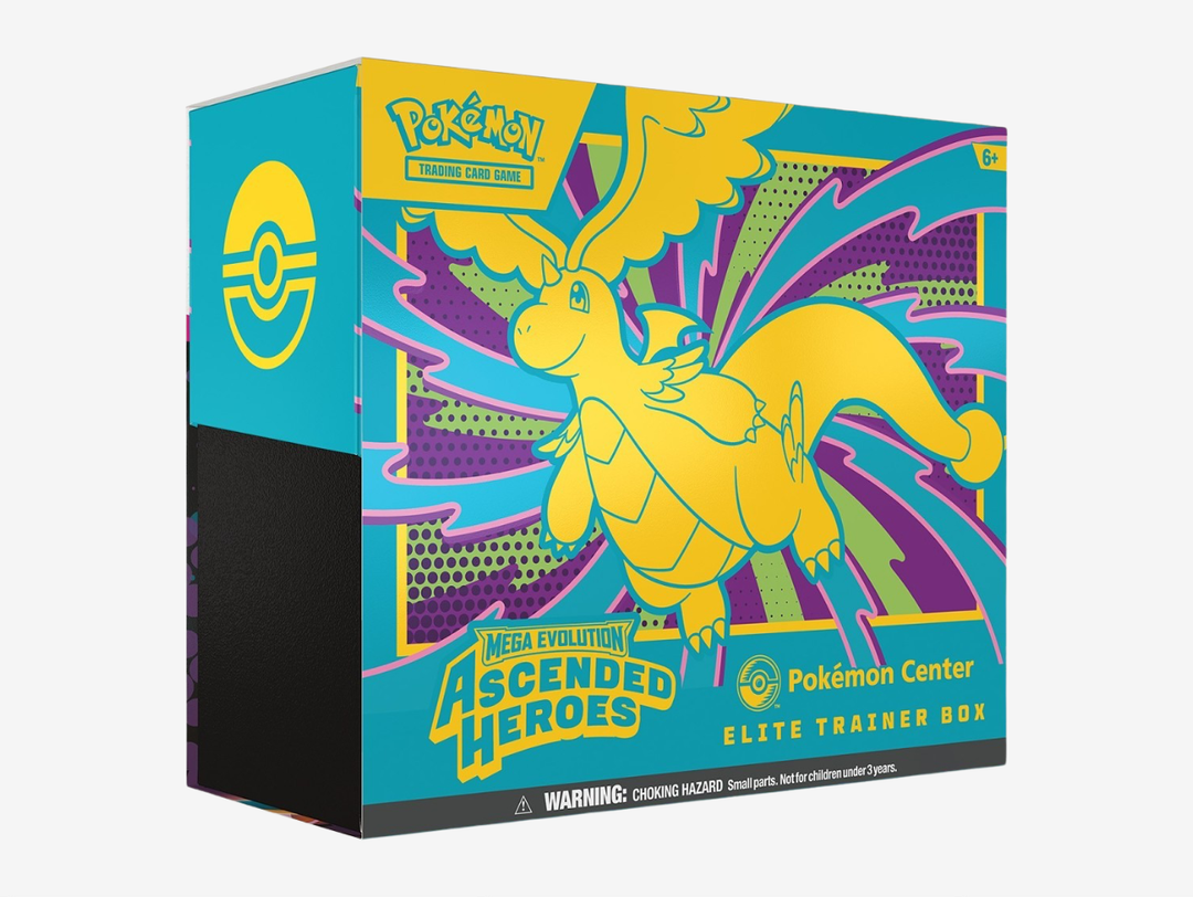 The Pokémon TCG: Mega Evolution Ascended Heroes Pokémon Center Elite Trainer Box is the ultimate choice for collectors and Trainers looking to experience the latest Mega Evolution expansion. Featuring Pokémon Center-exclusive contents alongside booster packs, premium accessories, and exclusive promo cards, it offers the chance to uncover powerful Mega Evolution Pokémon ex, ultra-rare cards, and highly sought-after collectibles. Perfect for collectors, players, and fans of the Ascended Heroes expansion.