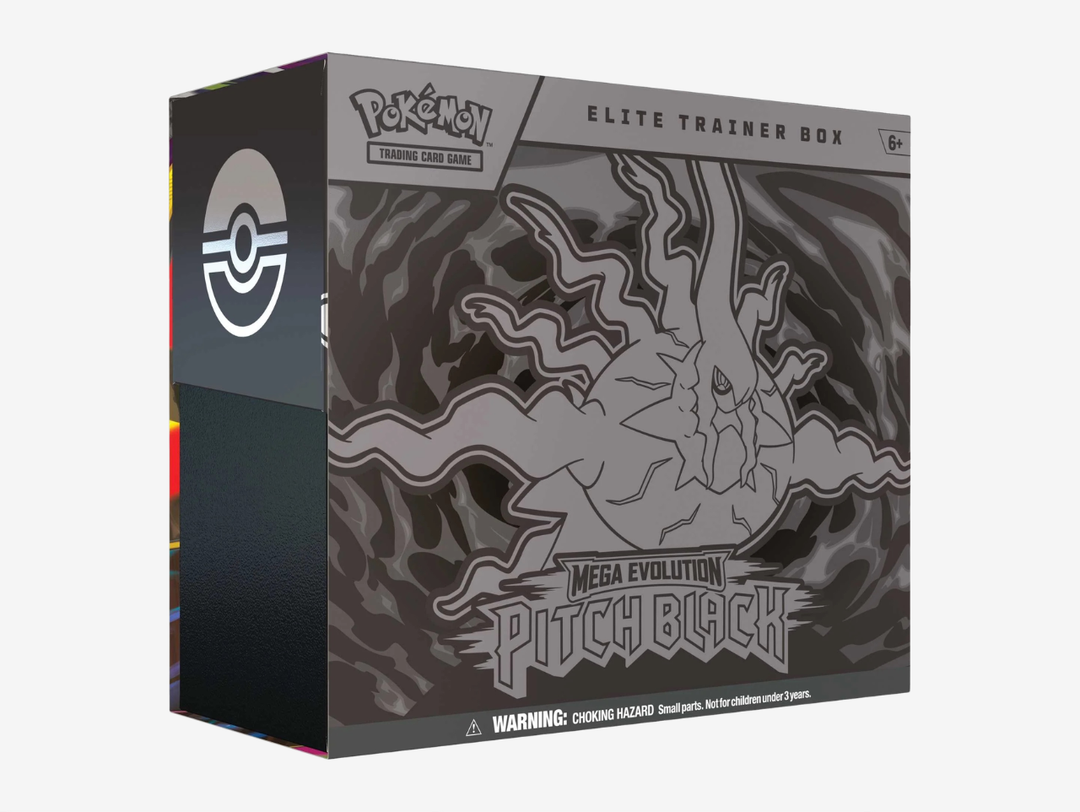 The Pokémon TCG: Mega Evolution Pitch Black Elite Trainer Box is an essential choice for collectors and Trainers looking to explore the Pitch Black expansion. Combining booster packs with a selection of useful gameplay accessories, it gives you the opportunity to uncover rare cards, powerful Pokémon and ultra-rare pulls while preparing your deck for battle. Perfect for collectors, players and fans of the latest Mega Evolution release.