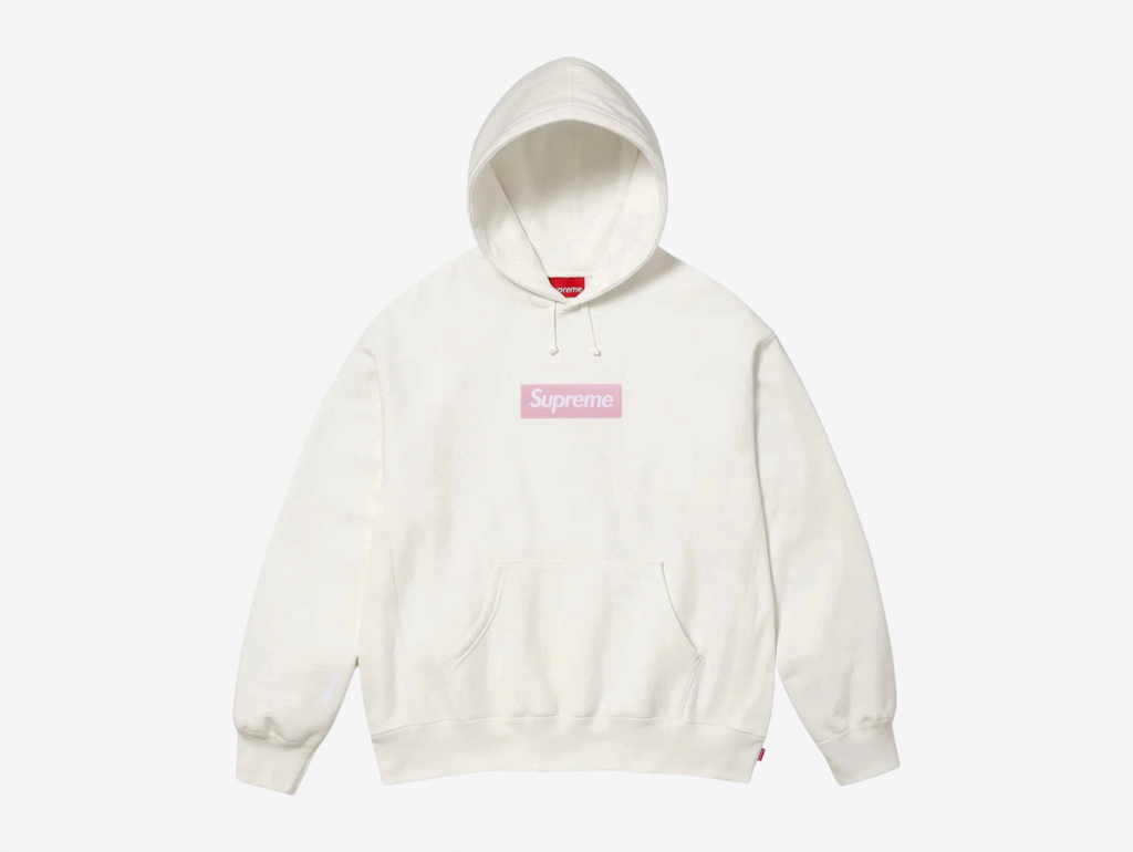 Supreme Box Logo Hoodie White (FW25) – Hyped Economy
