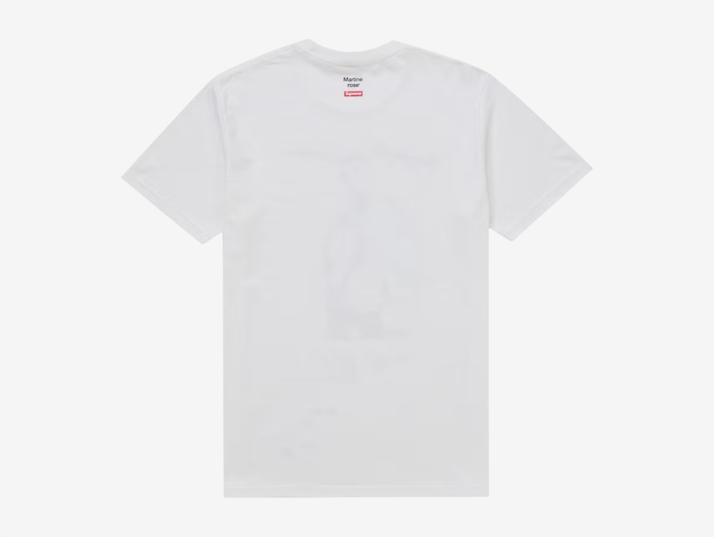The Supreme Mike Tyson T-Shirt White features the iconic photographic Mike Tyson graphic across the front of a classic white cotton tee. A standout piece from Supreme’s archive, combining the brand’s signature photo-tee style with one of boxing’s most recognisable figures.