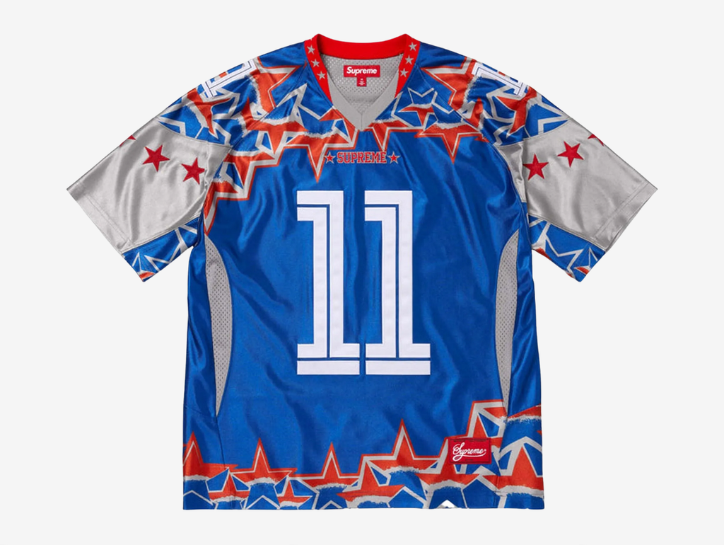 Supreme Stars Football Jersey 新品未開封 ブルー Supreme Stars Football Jersey Blue – Hyped Economy