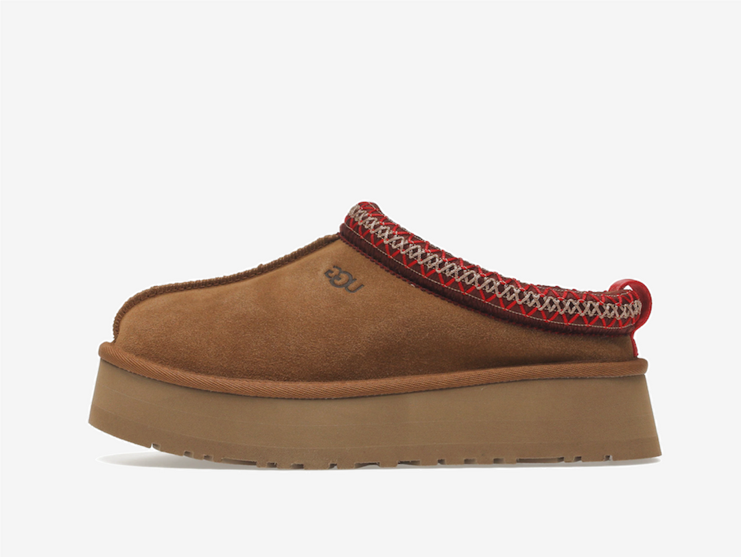 Classic UGG Slippers with a brown colourway.