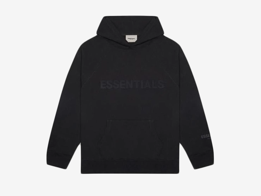 FOG Essentials Hoodie Black SS20 Hyped Economy