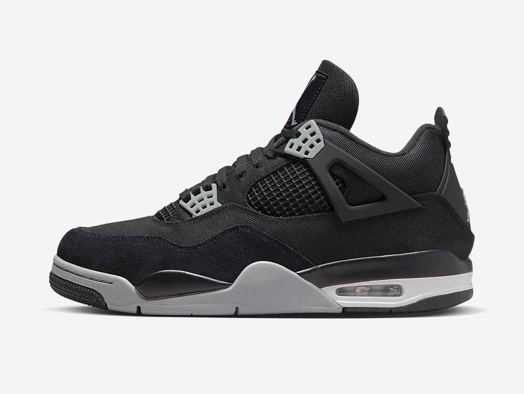 Air Jordan 4 SE Black Canvas Hyped Economy