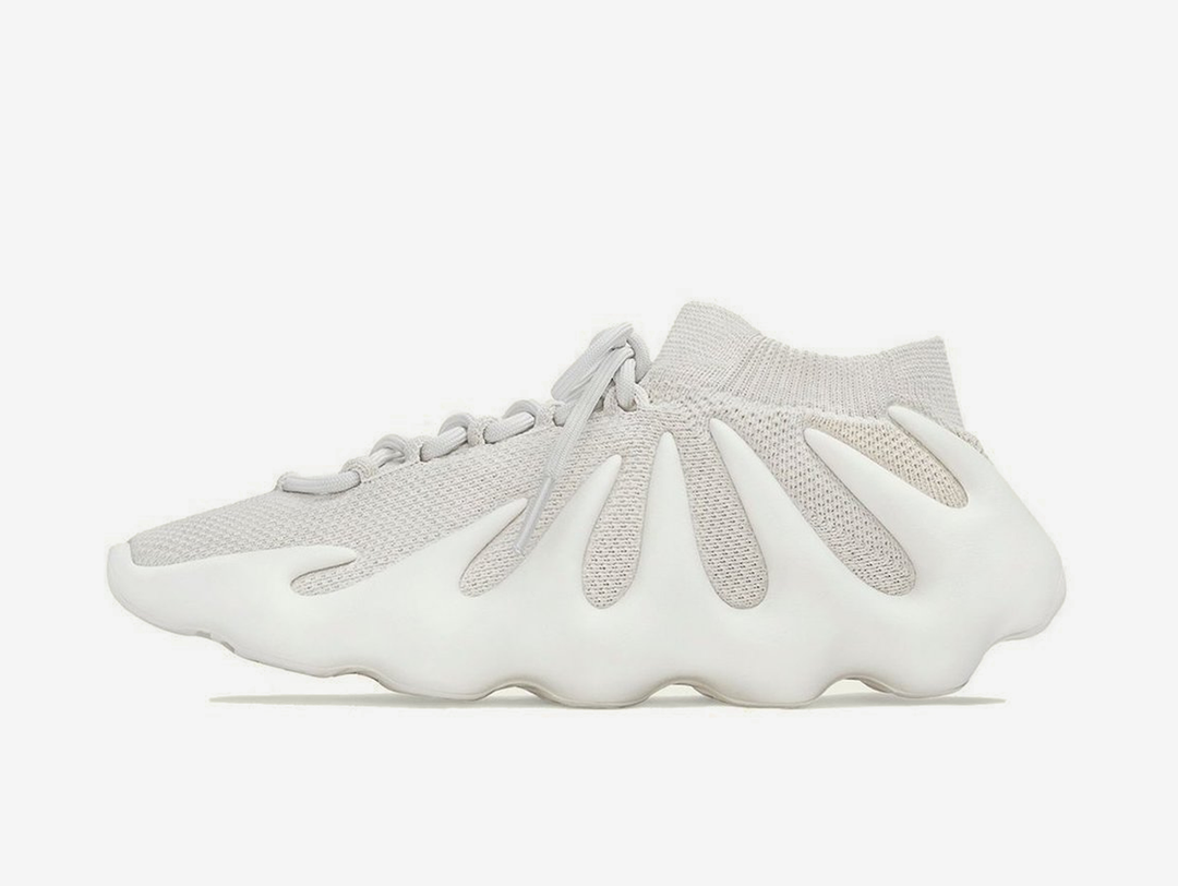 Classic and comfortable Yeezy shoes with an all white colourway.