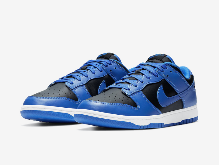 Timeless Nike Dunk sneakers in a classic blue and black colour scheme.