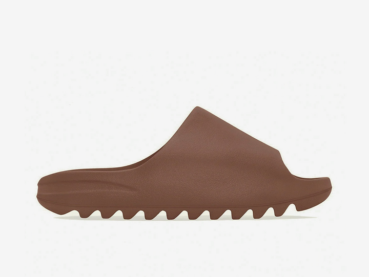 Exclusive Yeezy shoes with a unique brown colour scheme.