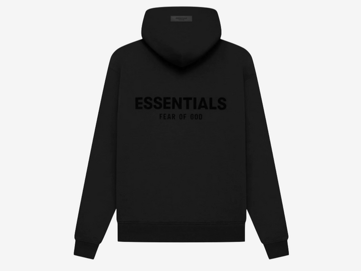Classic Fear of God Hoodie in an all black colour scheme.