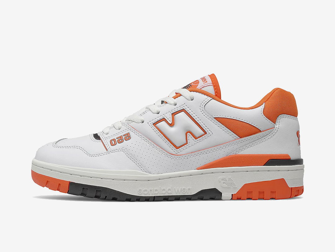 New balance sneakers store orange