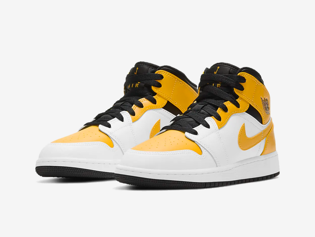 Air jordan 1 mid university deals gold