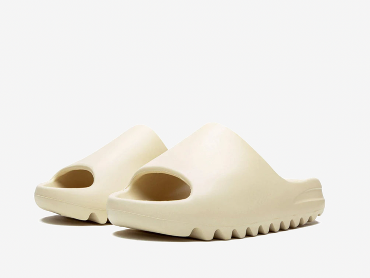 Classic and comfortable Yeezy shoes with a cream colourway.